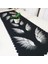 Angel Siyah Beyaz Model Dekoratif Runner 40X140CM 1