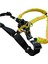 Köpek göğüs tasması paracort örgü yeşil turuncu siyah orta ırk göğüs ölçüsü:45-70cm ayarlamalı dog harness GT5-6 3