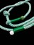Köpek gezdirme kayışı boyun tasmalı takım halat yeşil beyaz uzunluk:120cm kalınlık:10mm dog leash TB2-6 4