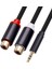 3,5 mm Çift Rca Kablosu Erkek - Dişi Stereo Aux Kablosu (Yurt Dışından) 4
