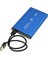 2.5'' Inç Sata 2.0 HDD Harddisk Kutu Aliminyum Gövde - Harici HDD Hard Disk Kutusu Mavi 5