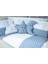 Bebek Uyku Seti Nevresim Takımı 80x130 Cloudy Mavi 2