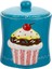Cupcake Seramik 12 cm Orta Kavanoz 1