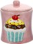 Cupcake Seramik 12 cm Orta Kavanoz 1