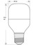 CT-4242 40W/6400K LED Ampul (Beyaz) 2