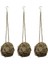 3x Globe Sinek Kuşu Nesters Rattan Balls Papağan Kuşu Yuvalama Açık Bahçe (Yurt Dışından) 1