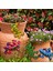 4pcs Gecko Dekor Asma Dekorasyonlar Bahçe Heykelleri Çekme Çimen (Yurt Dışından) 3