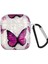 1/2 Mor Kelebek Için Kanca ile Boyalı Kulaklık Çantası (Yurt Dışından) 1