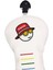 Kulüp Headcover Scratch -Pasapı Koruyucu Yumuşak Golf Kafa Kapağı Koruyucu Ut Beyaz (Yurt Dışından) 4