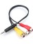 3.5mm Stereo 4 Boğumlu / 3 Rca Dişi 30 cm Kablo 1
