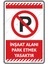 Inşaat Alanı Park Etmek Yasaktır/35x50cm/kompozit 1