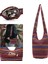 Hobo Sling Çantaları Messenger Cüzdanlar Çapraz Gövde Omuz Çantası Kova Çantası Her Gün A-Wine Kırmızı 4