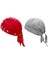 Korsan Şapkalar Bandana Beanie Rap Kask Astar Baş Sargısı Atardı Kırmızı Açık Gri 1