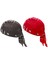 Korsan Şapkalar Bandana Beanie Rap Kask Astar Baş Sargısı Kırmızı Kahverengi 1