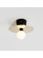 23 cm Tavan Işık, 220 V LED Tricolor Işık 5 W Loft Basit Modern Oturma Odası Yatak Odası Koridor Işık, Siyah Altın Küçük Oturma Odası Aydınlatma (Yurt Dışından) 2