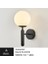 Modern LED Duvar Lambası Oturma Odası Dekorasyon Yatak Odası Başucu Banyo Dolapları Basit Tv Arka Plan Ev Duvar Aplik Kapalı (Siyah) (Yurt Dışından) 2