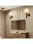Modern LED Duvar Lambası Oturma Odası Dekorasyon Yatak Odası Başucu Banyo Dolapları Basit Tv Arka Plan Ev Duvar Aplik Kapalı (Siyah) (Yurt Dışından) 3