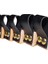 Premium Siyah Deri Kapı Altlığı Kapı Stoperi Stopper Kapı Durdurucu (5li Paket) 2