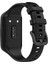 Huawei Band 7/6 Pro/6 Silikon Watch Band Için Akıllı Bileklik Bandı - Siyah (Yurt Dışından) 3
