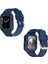 Apple Watch 7 45MM / 6 & Se & 5 & 4 44MM / 3 & 2 & 1 42MM (Gece Mavisi) 2