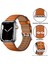 Apple Watch 7 41MM / 6 & Se & 5 & 4 40MM / 3 & 2 ve 1 38MM (Kahverengi Gümüş Toka) Için Kayış 2
