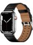 Apple Watch 7 41MM / 6 & Se & 5 & 4 40MM / 3 & 2 ve 1 38MM (Siyah Gümüş Toka) Için Kayış 1