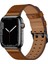Apple Watch 7 41MM / 6 & Se & 5 & 4 40MM / 3 & 2 ve 1 38MM (Kırmızı Kahverengi) Için Kayış 1