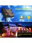 Güneş Enerjili Bahçe Aydınlatma 10+2m Rgb (Renkli ) 4lü Paket Dış Mekan Güneş Enerjili Lamba 2