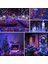 Güneş Enerjili Bahçe Aydınlatma 10+2m Rgb (Renkli ) 4lü Paket Dış Mekan Güneş Enerjili Lamba 4