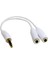 Stereo Kulaklık Çoklayıcı 3.5mm Sterio Çevirici Dönüştürücü Splitter Y Kablo Müziğini Paylaş 1