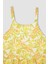 Kız Çocuk Çiçek Desenli Askılı Poplin Elbise W8298A622SP 8