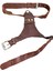 Köpek göğüs tasması hakiki deri küçük ırk kahverengi göğüs ölçüsü.:40-70 cm ayarlamalı boyun ölçüs:22-40cm dog harness GT1-10 3