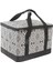 Kamp Alet Depolama Çantası Tote Piknik Sepet Çantası Barbekü Yiyecekleri Siyah 40X30X28 cm (Yurt Dışından) 1