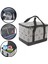 Kamp Alet Depolama Çantası Tote Piknik Sepet Çantası Barbekü Yiyecekleri Siyah 40X30X28 cm (Yurt Dışından) 5