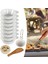 Taşınabilir Kamp Kasesi Açık Pişirme Eşyaları Piknik Için Loofah Topu Bbq Beyaz 11 Parça (Yurt Dışından) 5