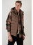 Fermuarlı Slim Fit Kapüşonlu Şişme Yelek Erkek Yelek 5711451 2