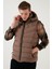 Fermuarlı Slim Fit Kapüşonlu Şişme Yelek Erkek Yelek 5711451 3