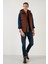 Fermuarlı Slim Fit Kapüşonlu Şişme Yelek Erkek Yelek 5711451 1