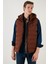 Fermuarlı Slim Fit Kapüşonlu Şişme Yelek Erkek Yelek 5711451 4