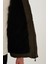 Slim Fit Çıkarılabilir Suni Tüylü Kapüşonlu Şişme Mont Erkek Mont 5760076 5