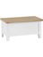 Foxy White Kapaklı Ahşap Sandık 1