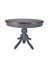 Antrasit Kaplan Ayak Masa Yuvarlak Yemek Masası 2