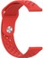 Honor Watch Es Için Delikli Pimli Silikon Kordon Kırmızı 1