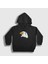 Unisex Çocuk Siyah Eagle Kartal Kapüşonlu Sweatshirt 1