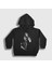 Unisex Çocuk Siyah Poster Johnny Depp Kapüşonlu Sweatshirt 1