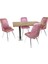 Karanfil Laminat - Çırağan Masa Takımı - Pembe 1