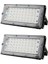 (Yeşil) 2x 240 V 50 W LED Sel Işık IP65 Bahçe Açık Güvenlik Peyzaj Smd Spotlight 1