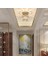 Lambalar Küçük Kristal Tavan Işık Kristal Ch Elier Modern LED Tavan Işık Kolye Fikstür 3