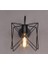 LED Duvar Işık Retro Loft Endüstriyel Duvar Lambası Siyah E27 Vintage Aplikler Duvar Lambası Endüstriyel Aydınlatma Armatürü Kapalı (D) 4