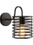 LED Duvar Işık Retro Loft Endüstriyel Duvar Lambası Siyah E27 Vintage Aplikler Duvar Lambası Endüstriyel Aydınlatma Armatürü Kapalı (H) 1